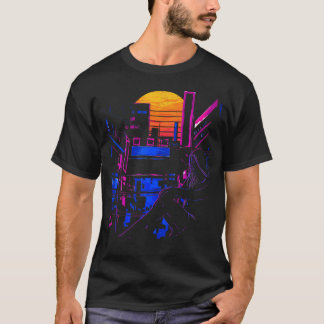 Japanse anime vaporwave esthetisch t-shirt