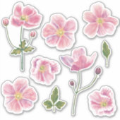 Japanse annemonventilator sticker (Voorkant)