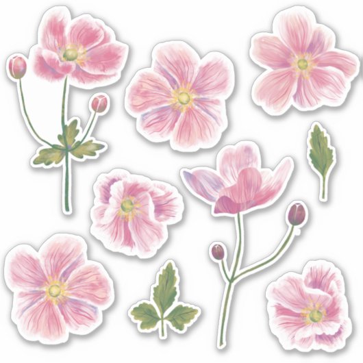 Japanse annemonventilator sticker (Voorkant)