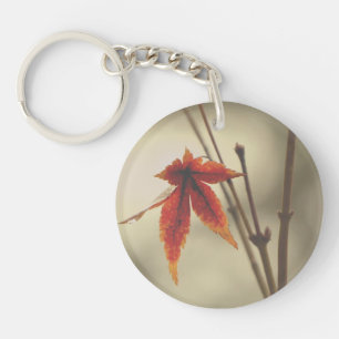Japanse aple laat stijl over sleutelhanger