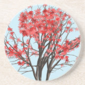 Japanse aple zandsteen onderzetter (Voorkant)