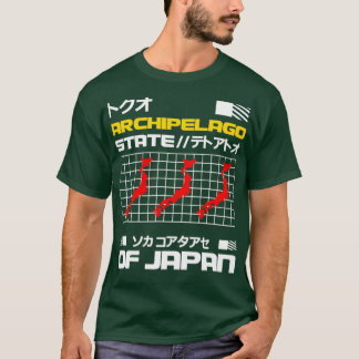 Japanse archipel t-shirt