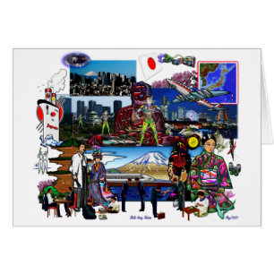 Japanse Archipelago Collage