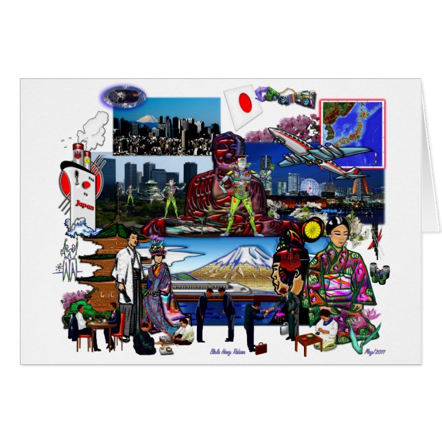 Japanse Archipelago Collage (Voorkant Horizontaal)