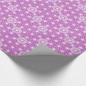 Japanse Asanoha of Star Pattern, orchidee Cadeaupapier (Hoek)