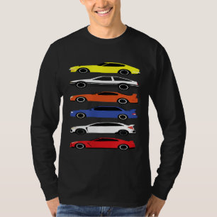 Japanse auto die drijft 90 jaar Japan Turbo Togue T-shirt