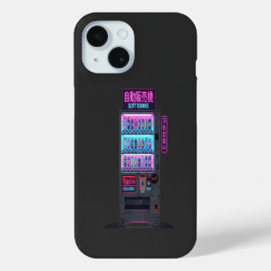 Japanse automaat cyberpunk pixel art