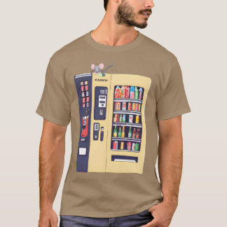 Japanse automaat met kleine vriend cadeau t-shirt