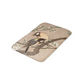 Japanse Aziatische Koson Bird Chickadee Songbird Badmat (Gekanteld)