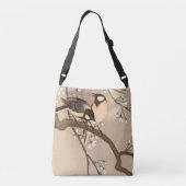 Japanse Aziatische Koson Bird Chickadee Songbird Crossbody Tas (Achterkant)