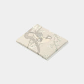 Japanse Aziatische Koson Bird Chickadee Songbird Post-it® Notes (Schuin)