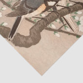 Japanse Aziatische Koson Bird Chickadee Songbird Tissuepapier (Detail)