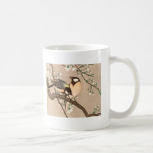 Japanse Aziatische Ohara Koson Vogel Mees Zangvoge Koffiemok