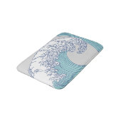 Japanse Aziatische Surf Golve Art Ocean Art Badmat (Gekanteld)