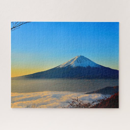 Japanse berg Fuji Legpuzzel (Horizontaal)