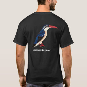  Japanse Bird Art Common Kingfisher T-shirt