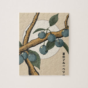Japanse Blauwe Bessen Legpuzzel