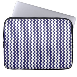 Japanse blauwe laptophoes laptop sleeve