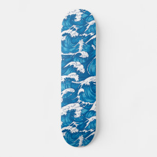Japanse blauwe skateboarden skateboard
