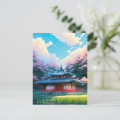 Japanse bloedige geest briefkaart (Staand voorkant)
