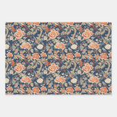 Japanse bloemenreeks inpakpapier vel (Voorkant 3)