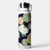 Japanse Bloemontwerp Waterfles (Achterkant)