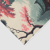 Japanse bloesem in Park Tissuepapier (Detail)