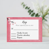 Japanse Blossom RSVP (Staand voorkant)