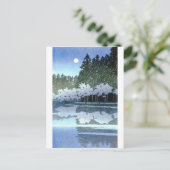  Japanse bomen op waterbos Briefkaart (Staand voorkant)