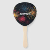 Japanse Bon Odori Festival Fans |  Handwaaier (Achterkant)