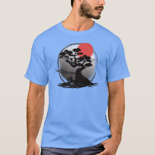 Japanse Bonsai Boom Sakura Graphical Art T-shirt