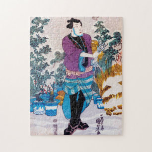 Japanse Bonsai Master, Kuniyoshi, Ukiyo-e Legpuzzel