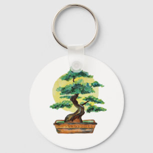 Japanse Bonsai Tree Sunshine Sleutelhanger