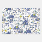 Japanse botanische kerkhoesbloem inpakpapier vel (Voorkant 2)