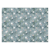 Japanse botanische zen bloemen patroon tafelkleed (Voorkant (Horizontaal))