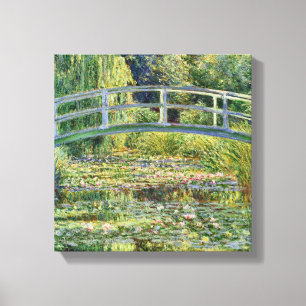 Japanse Bridge Claude Monet Fine Art Canvas Afdruk