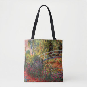 Japanse Bridge Water Lily Pond van Claude Monet Draagtas