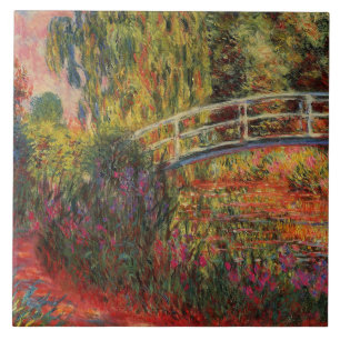 Japanse brug Claude Monet Tegeltje