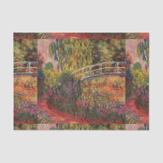  Japanse brug Claude Monet Tissuepapier (Voorkant)