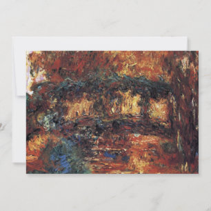 Japanse Brug door Claude Monet, Vintage Fine Art