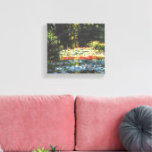 Japanse brug in Giverny Claude Monet Canvas Afdruk (Insitu (Woonkamer))