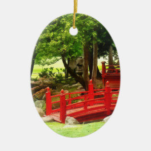 Japanse Brug Keramisch Ornament