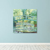 Japanse Brug Monet Tuin Schilderen Canvas Afdruk (Insitu (Houten vloer))