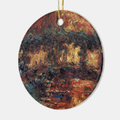 Japanse brug van Claude Monet, Kunst Keramisch Ornament (Links)