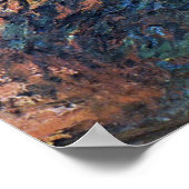 Japanse brug van Claude Monet, Kunst Poster (Hoek)