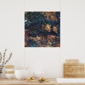Japanse brug van Claude Monet, Kunst Poster (Keuken)