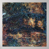 Japanse brug van Claude Monet, Kunst Poster (Voorkant)