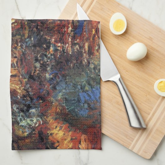 Japanse brug van Claude Monet, Kunst Theedoek (Quarter Fold)