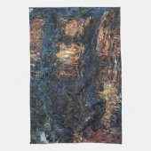 Japanse brug van Claude Monet, Kunst Theedoek (Verticaal)