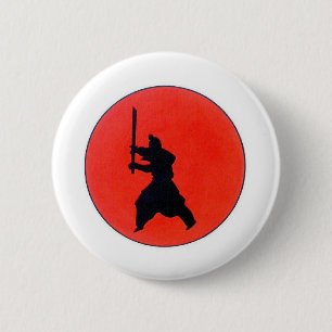 Japanse Bushido 6 cm rondebadge Ronde Button 5,7 Cm